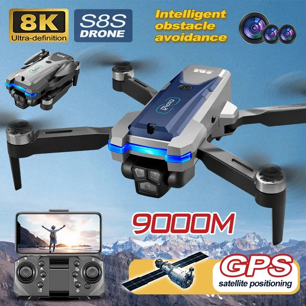 Drone Gimbal Brushless - S8s gps drohne 5g wifi 8k