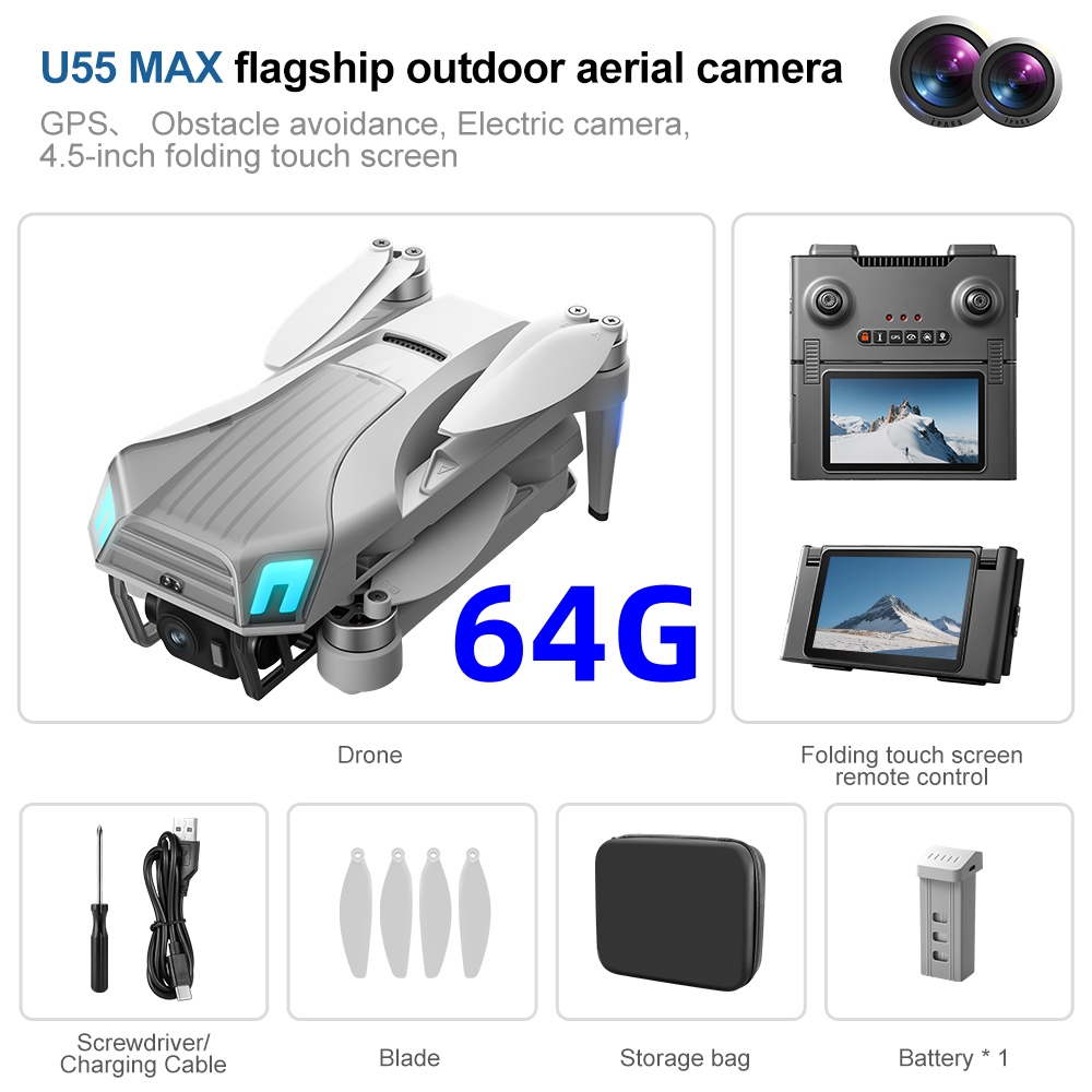 NCZOBOE U55 Professionelle GPS – Drone Gimbal 2 Axis Bewertung und Preis