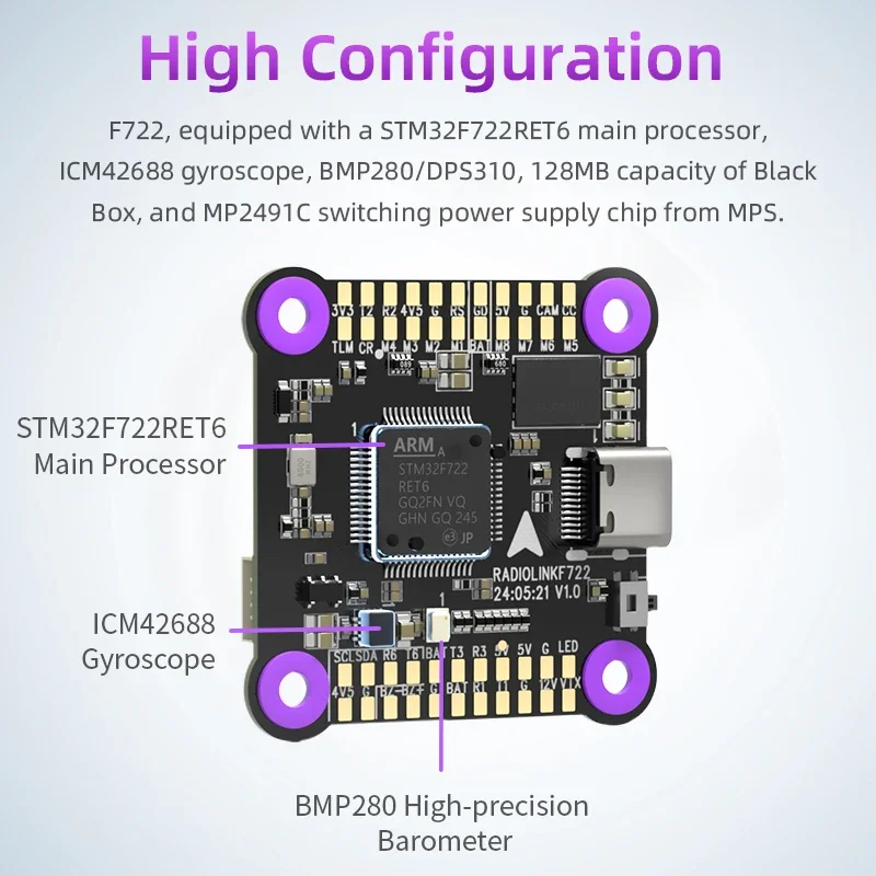 RoRusRadiolink F722 Flight Con – Betaflight Fc F7 Bewertung und Preis