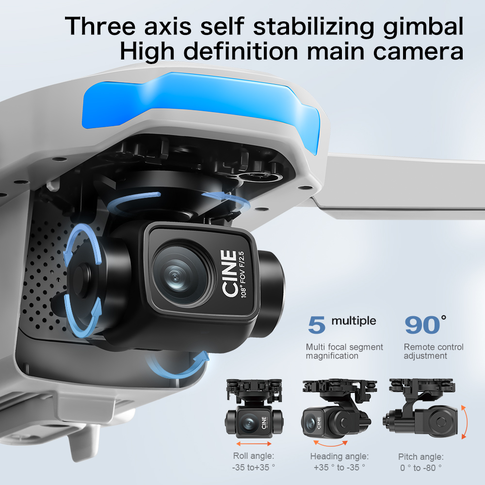 S-X1 MAX GPS-Drohne mit 3-Achs – Drone Gimbal 3 Axis Bewertung und Preis